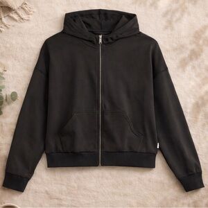 Vuori Black Halo Modern Full Zip Hoodie